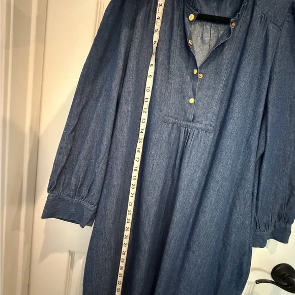 Pomander Place Long Sleeve Denim Dress - Picture 7 of 9